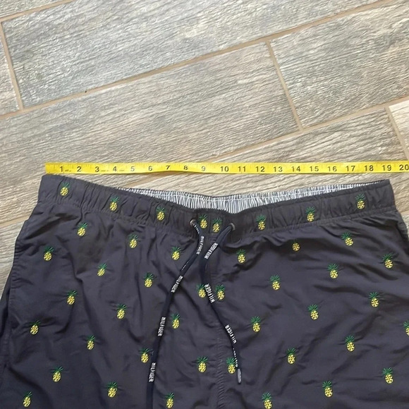 Tommy Hilfiger pineapple print swim trunks Navy Lined Drawstring Men’s size XXL - Picture 4 of 11
